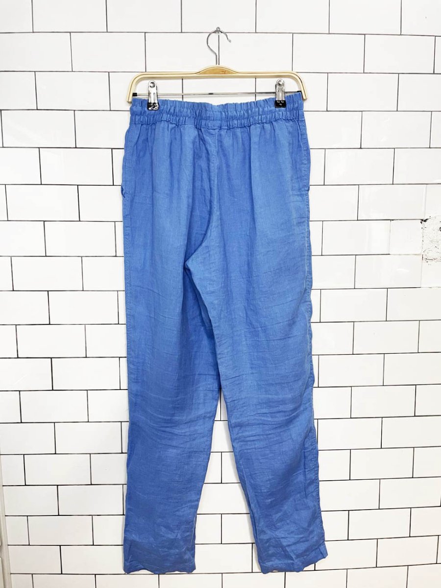 h&m 100% linen relaxed drawstring pant - good market thrift store