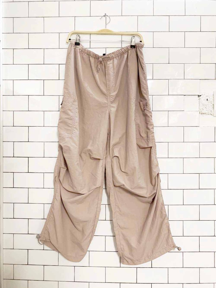 h&m baggy rave skater parachute pants - good market thrift store