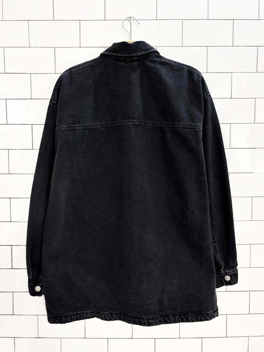 h&m faded denim chore jacket - good market thrift store
