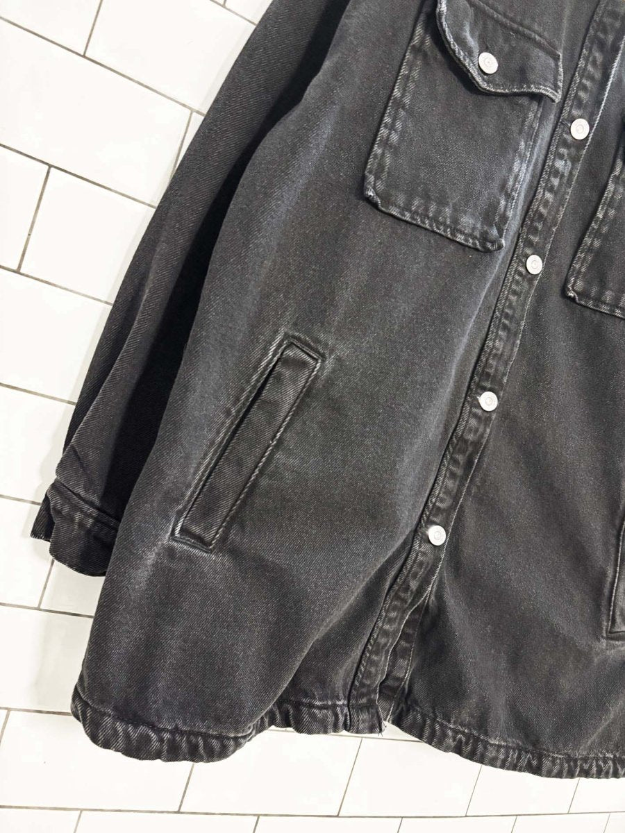 h&m faded denim chore jacket - good market thrift store