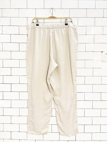 h&m home 100% linen drawstring pants - good market thrift store