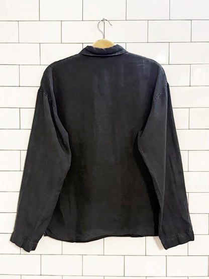 h&m home 100% linen oversized boxy shirt - good market thrift store