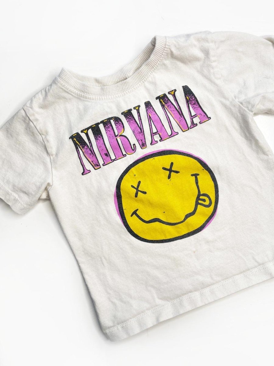h&m nirvana baby smiley tee - good market thrift store