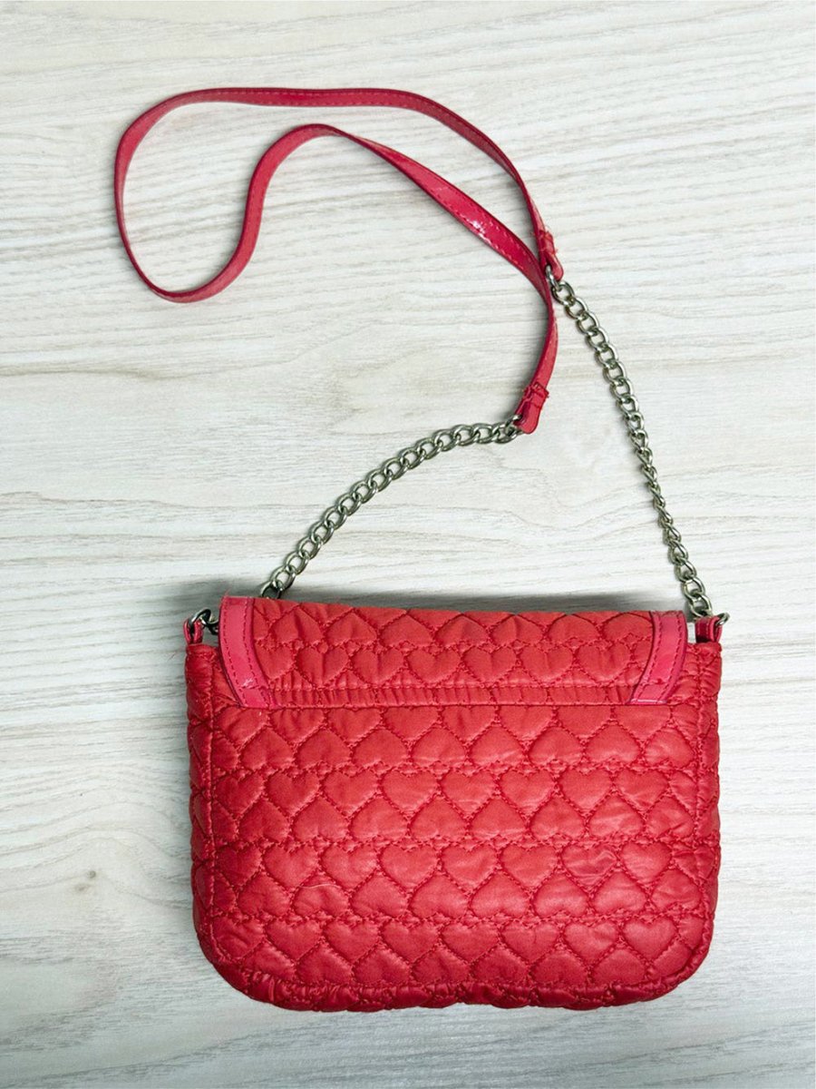 h&m quilted hearts mini shoulder bag - good market thrift store