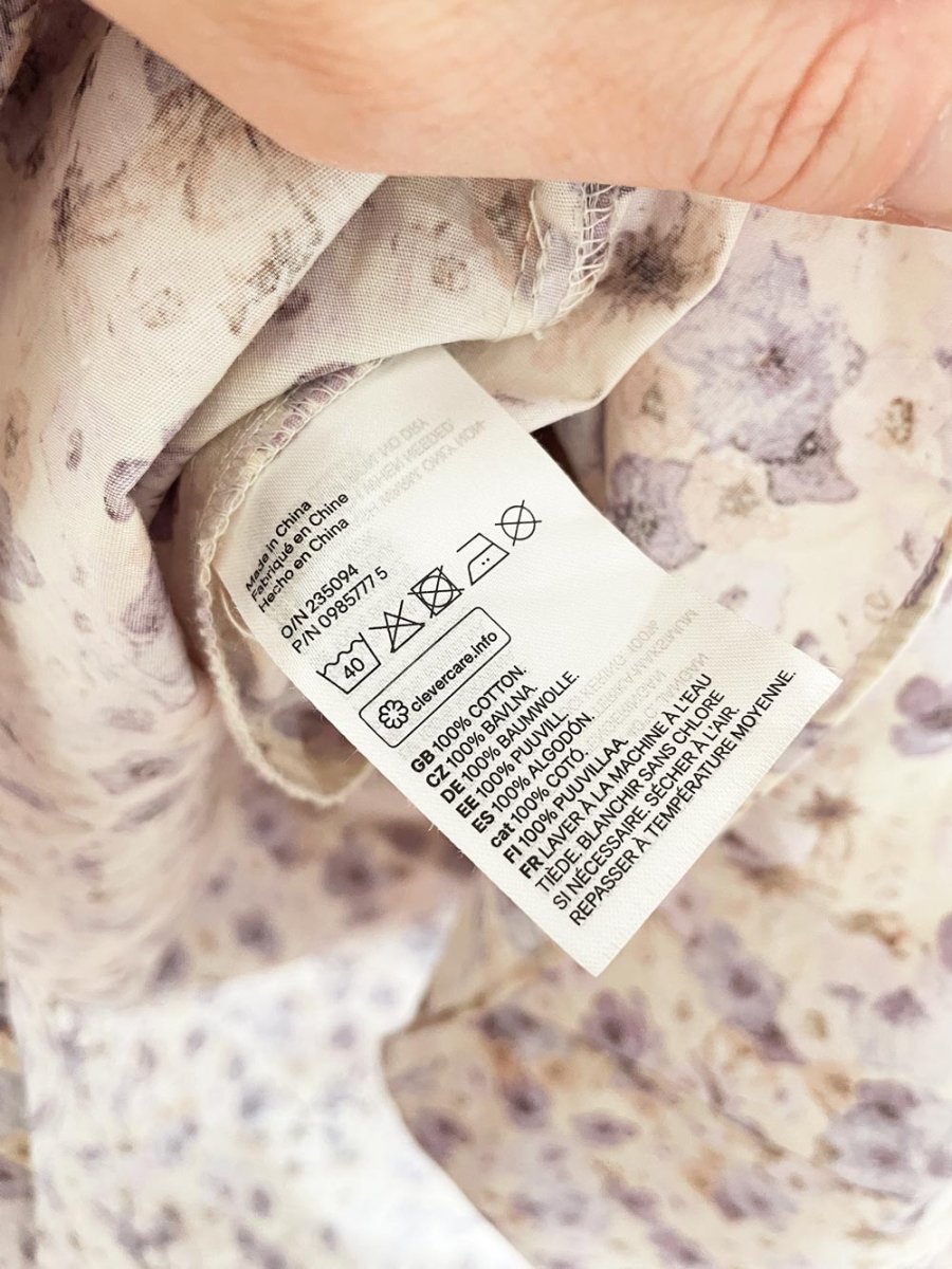 h&m smocked strapless floral midi dress | convertible to halter - good market thrift store
