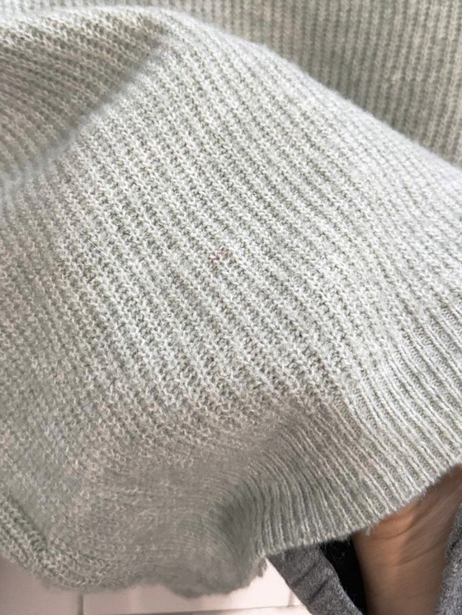 h&m wool - blend bedazzled bow button knit cardigan - good market thrift store