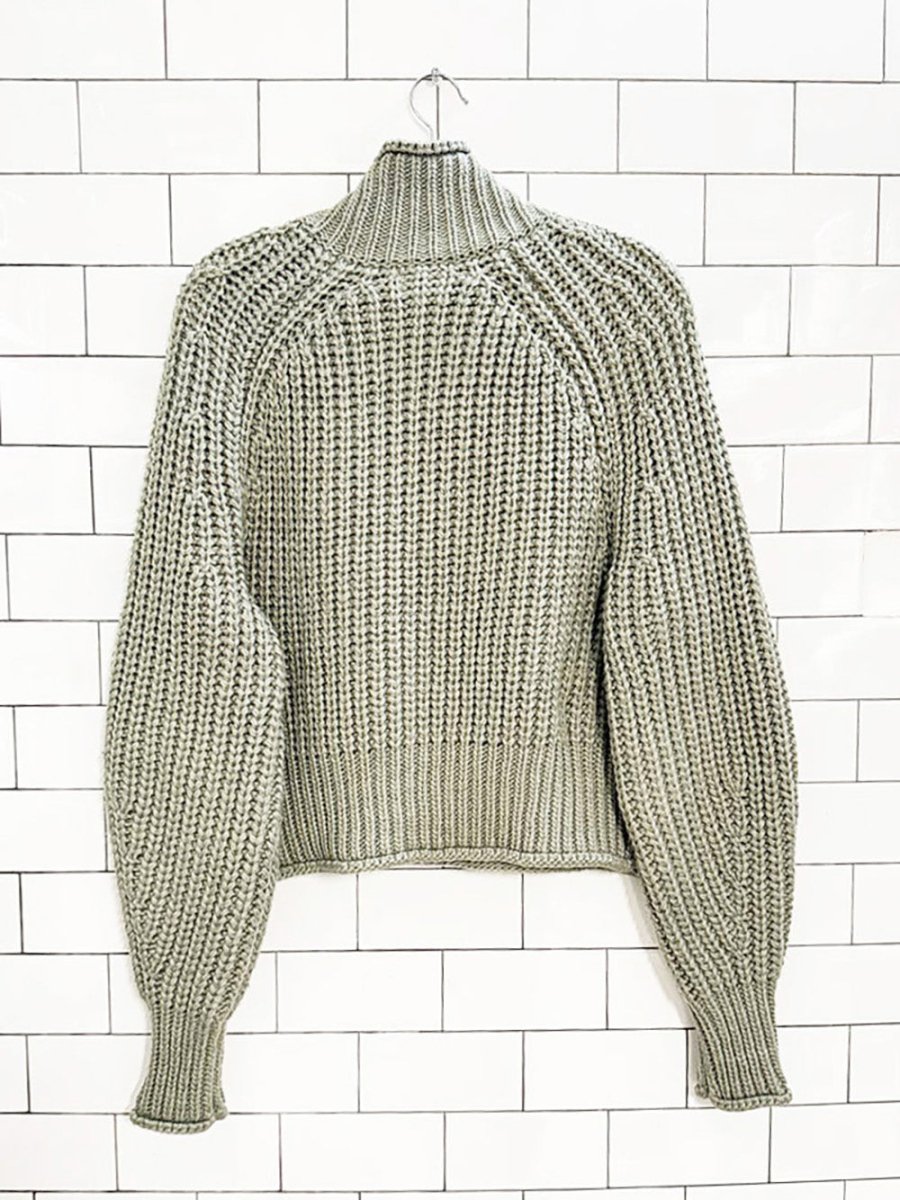 h&m wool - blend chunky knit sweater - good market thrift store
