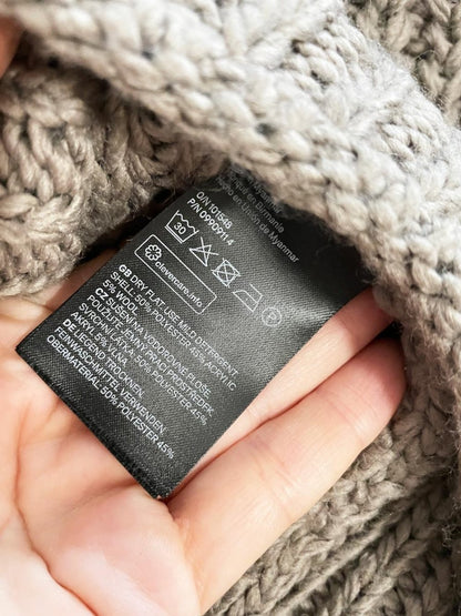 h&m wool - blend chunky knit sweater - good market thrift store