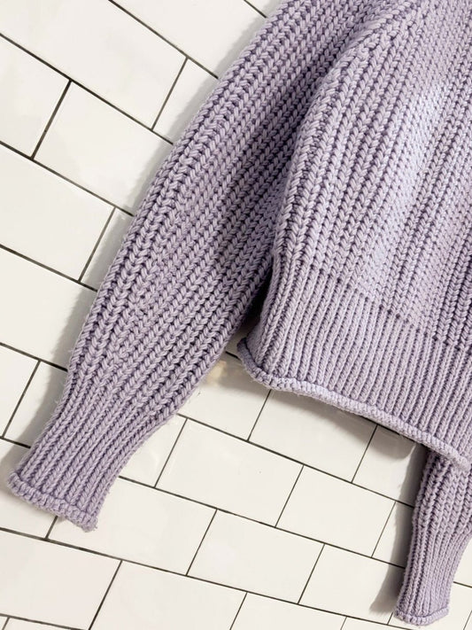 h&m wool - blend chunky knit sweater - good market thrift store