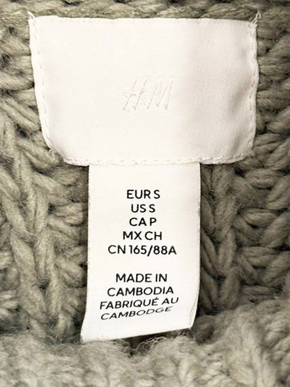 h&m wool - blend chunky knit sweater - good market thrift store