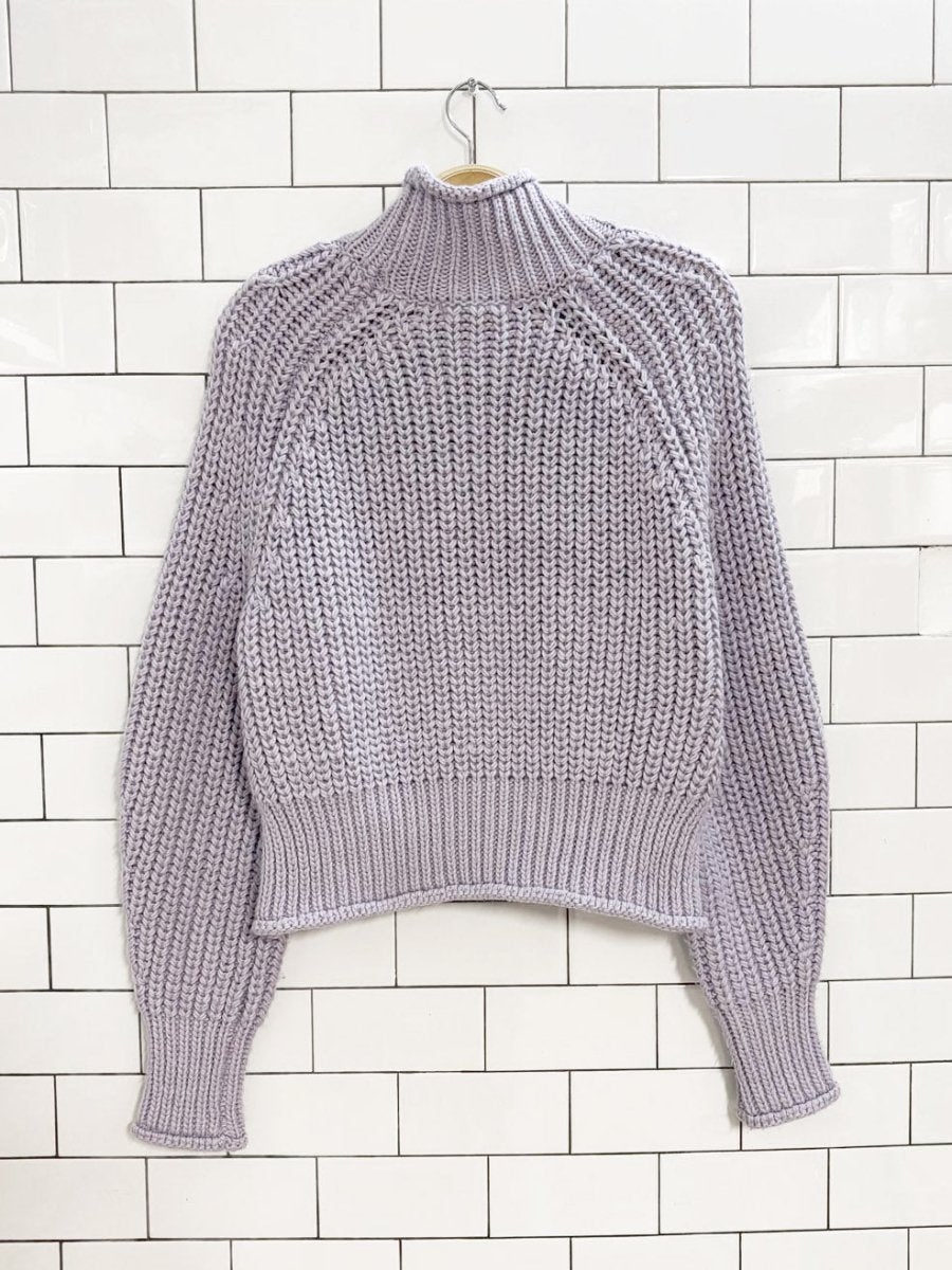 h&m wool - blend chunky knit sweater - good market thrift store