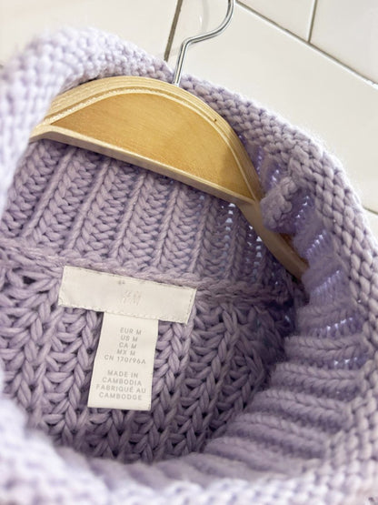 h&m wool - blend chunky knit sweater - good market thrift store