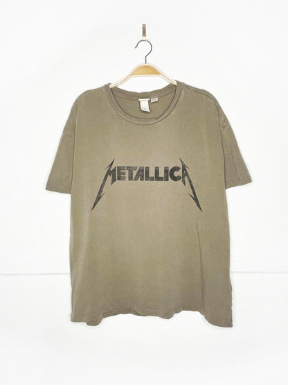 h&m x metallica 2010 world magnetic reprint band tee - good market thrift store