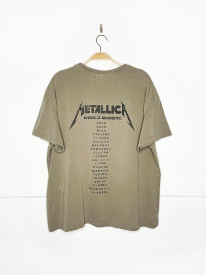 h&m x metallica 2010 world magnetic reprint band tee - good market thrift store