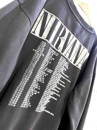 h&m x nirvana cozy crewneck sweatshirt - good market thrift store