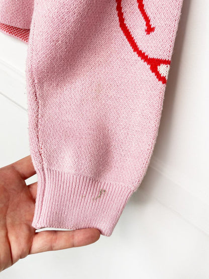 h&m x smiley holiday knit sweater - good market thrift store