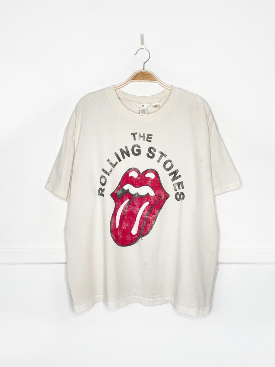 h&m x the rolling stones band tee - good market thrift store