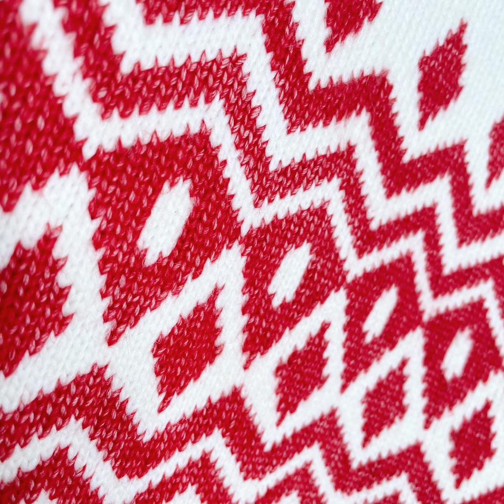 h&m fair isle holiday knit sweater