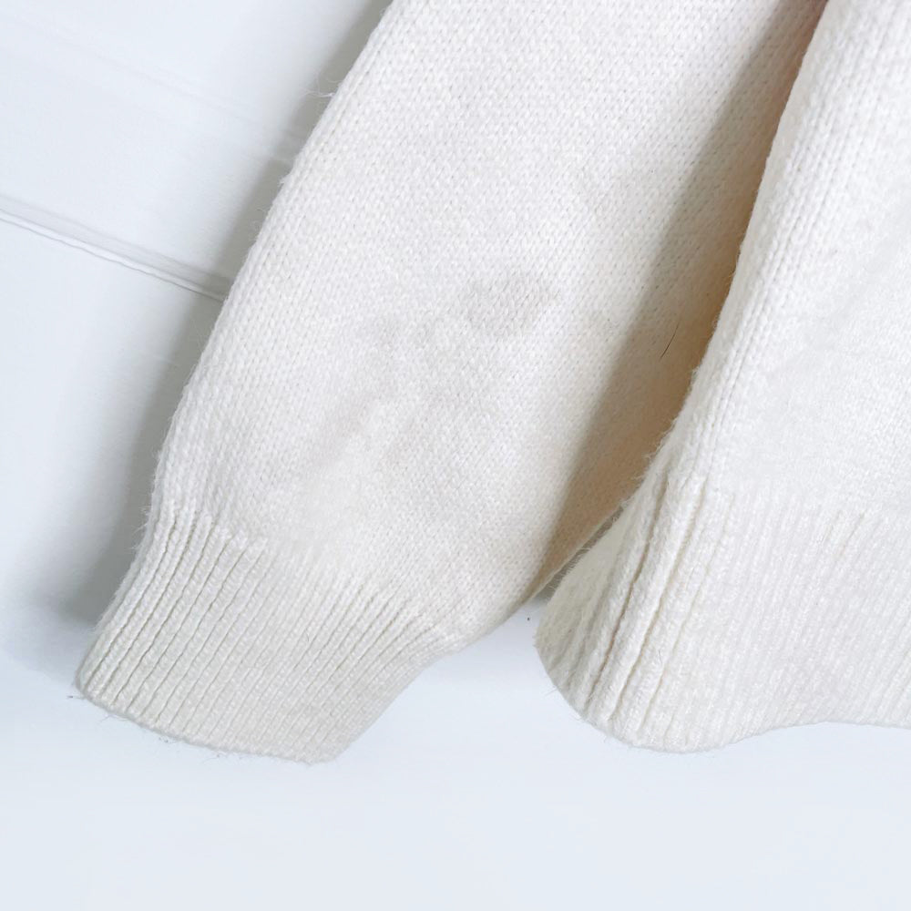 h&m fair isle holiday knit sweater