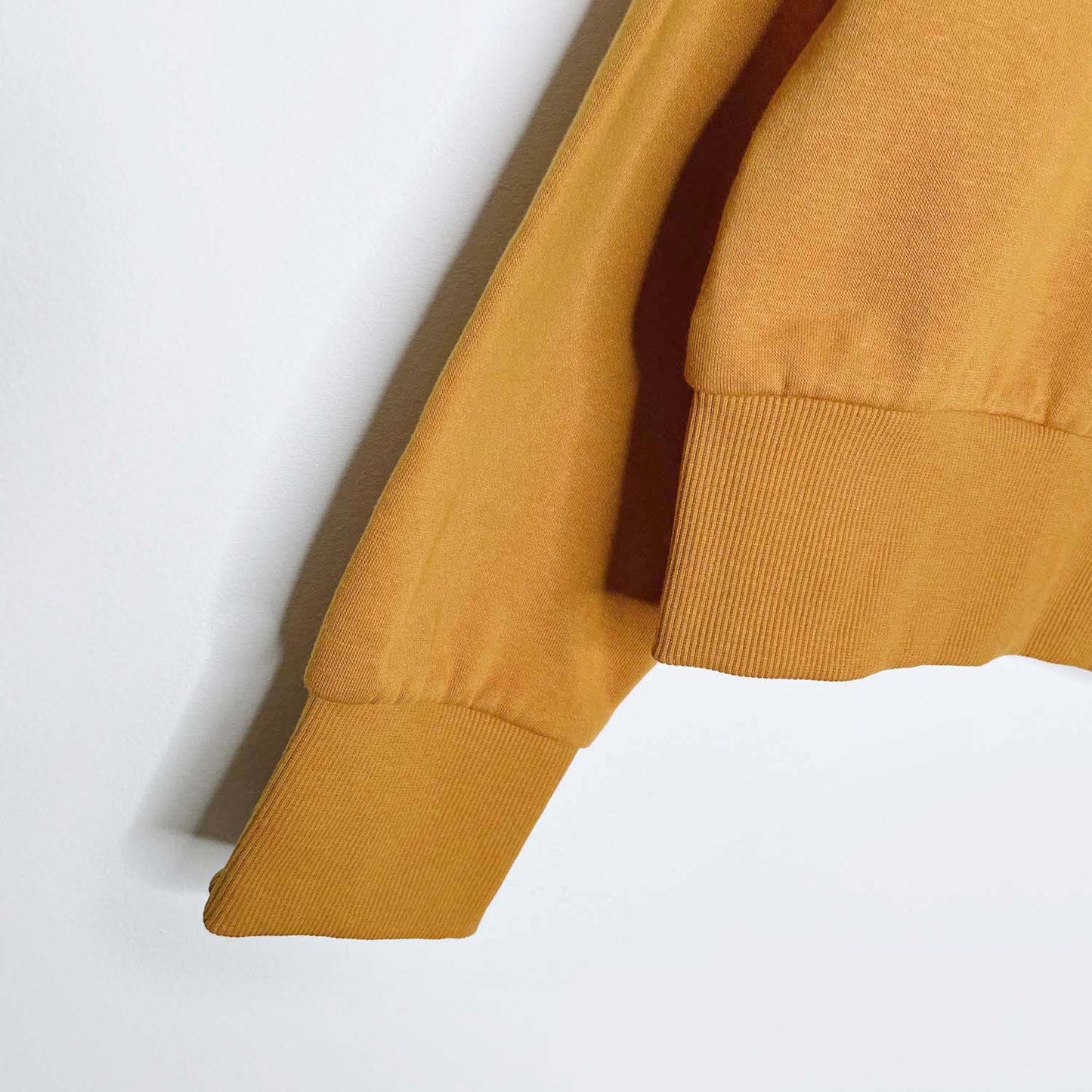 h&m l'hiver flocked mock neck sweatshirt - size medium