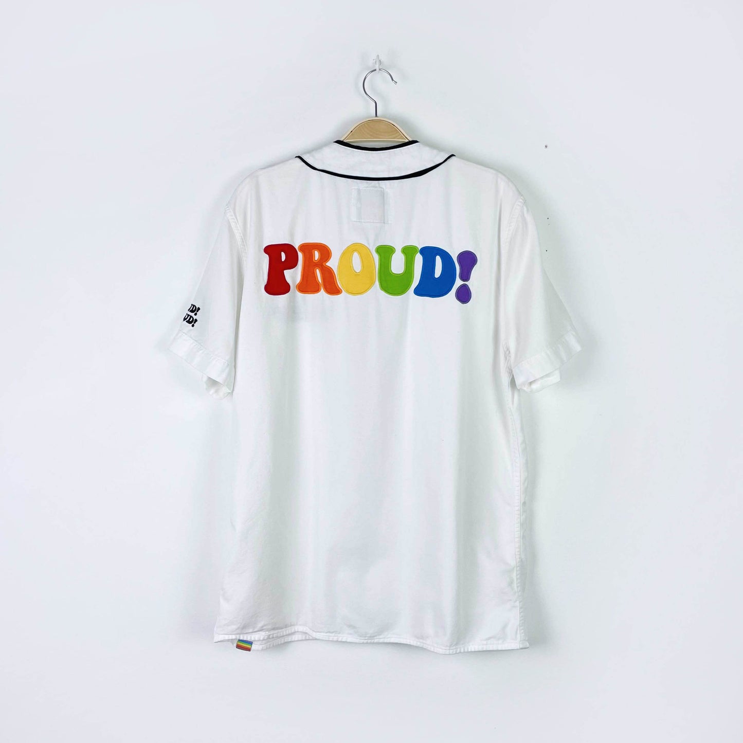 hollister pride relaxed baseball tee