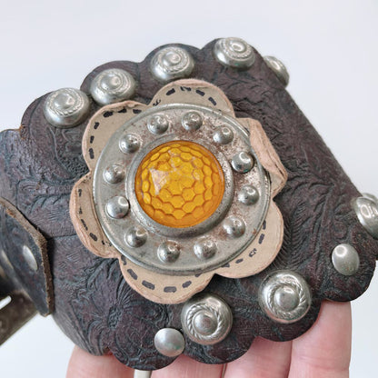 vintage 50's texas ranger leather gun holster