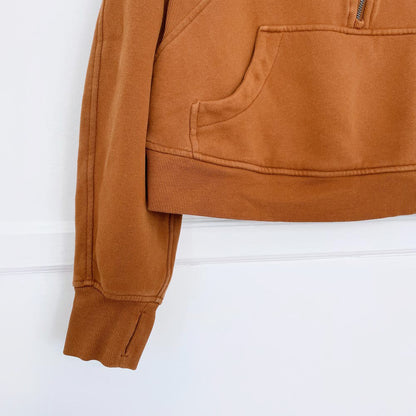 lululemon 2021 oversized scuba 1/2 zip hoodie