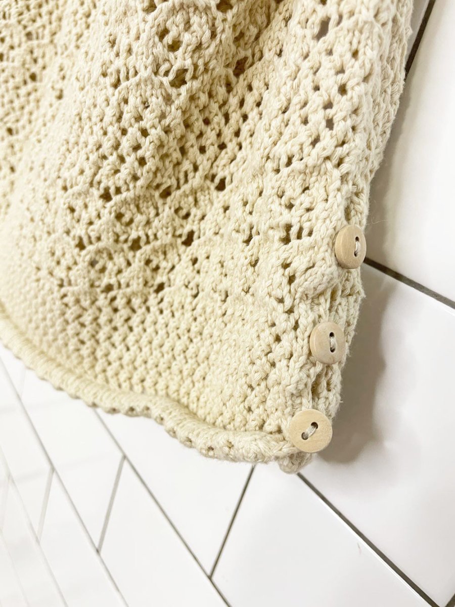 house of harlow 1960 crochet knit halter top - good market thrift store