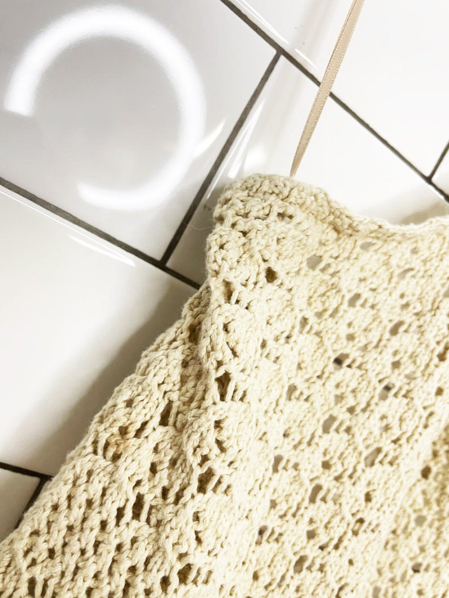 house of harlow 1960 crochet knit halter top - good market thrift store