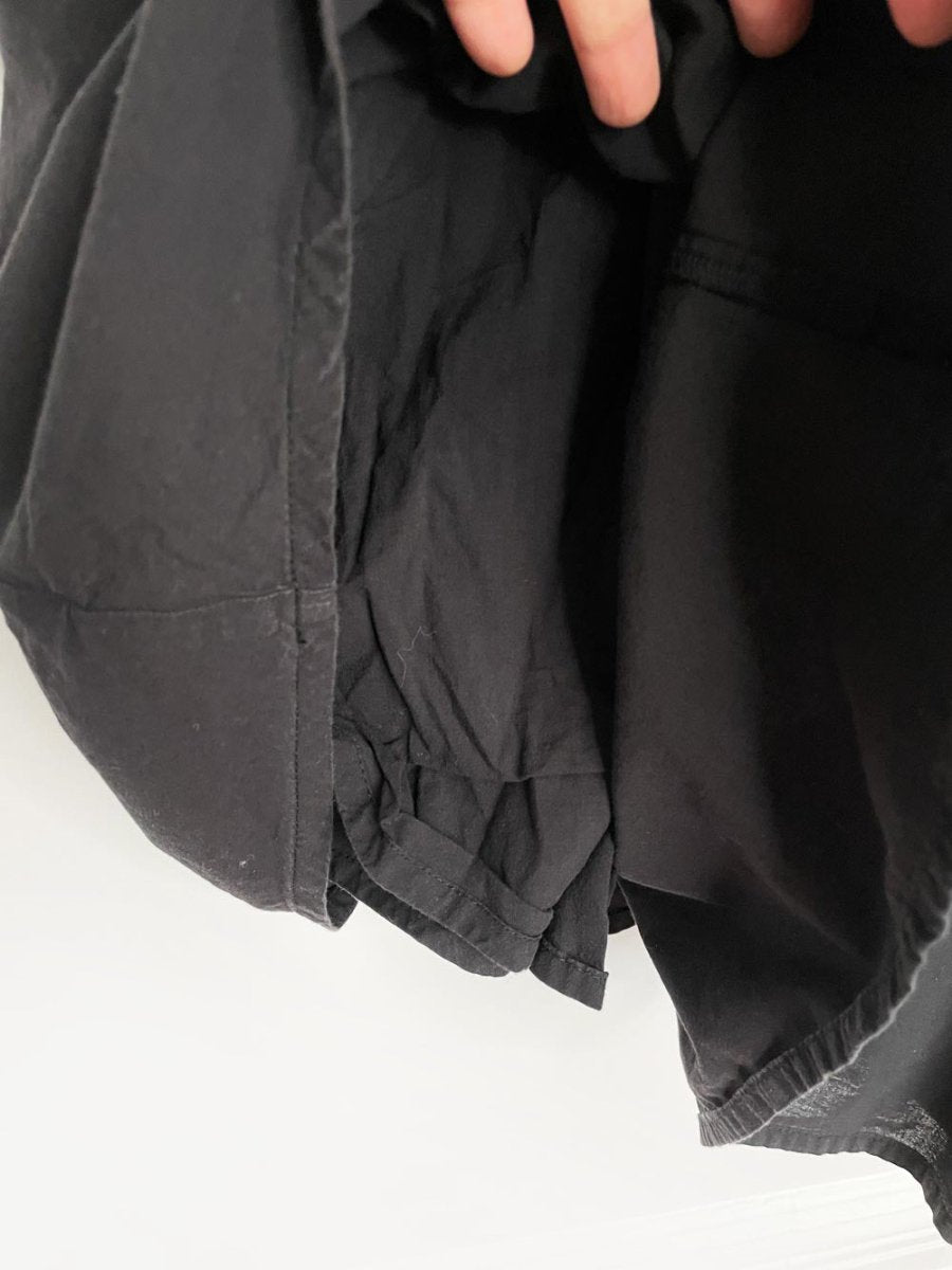 hudson north boat neck audrey hepburn shirred fit and flare midi dress - good market thrift store