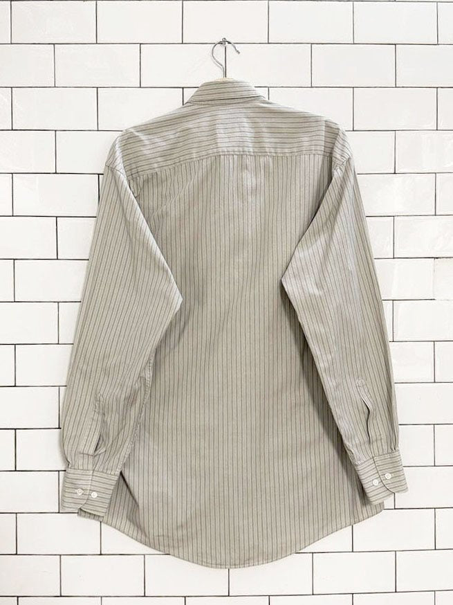 hugo boss multicolour thin stripes dress shirt - good market thrift store