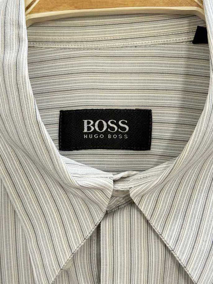 hugo boss multicolour thin stripes dress shirt - good market thrift store