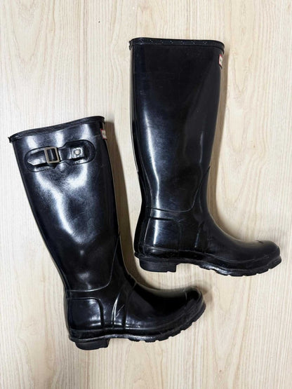 hunter original gloss tall rain boots - good market thrift store