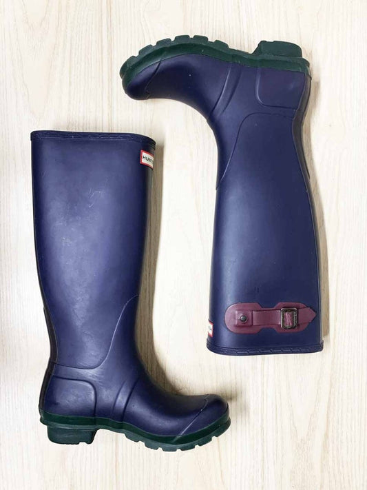 hunter original two tone tall rubber rain boots - good market thrift store