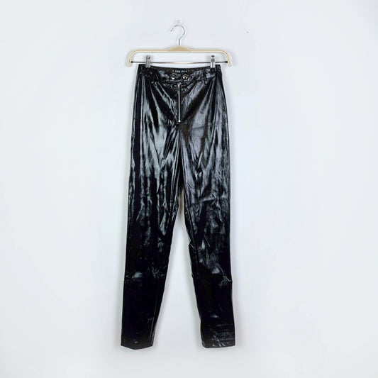 I.AM.GIA nikole faux leather high rise pants - size xs