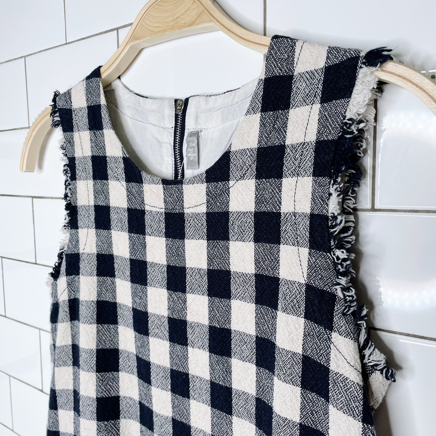 il gufo italy plaid dress and jacket set - size 10