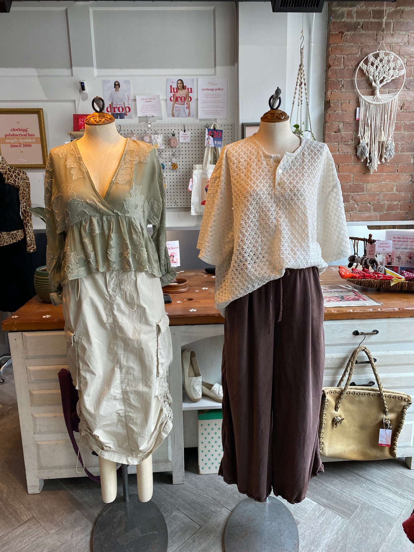 garage poplin parachute utility midi skirt