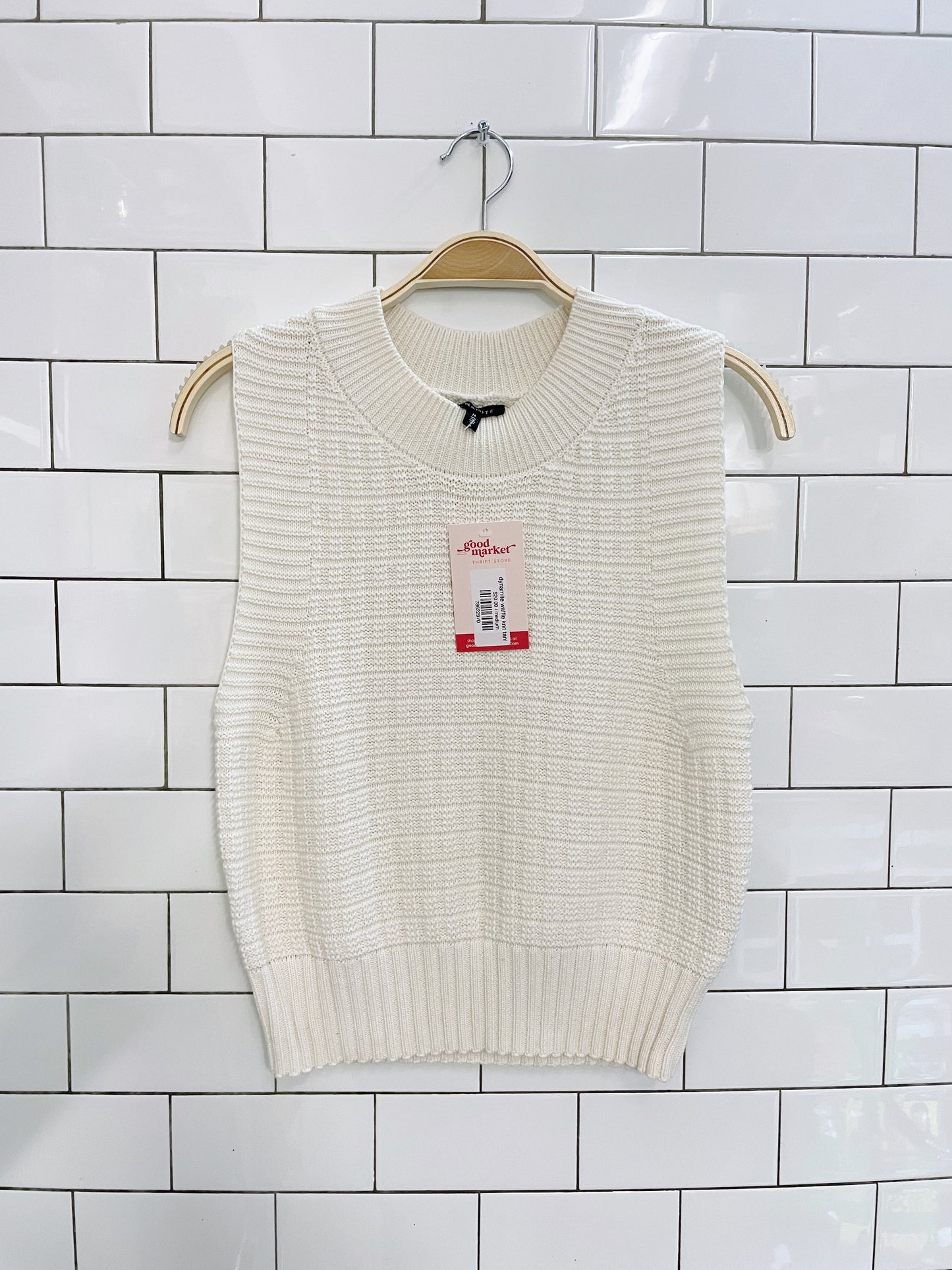 dynamite waffle knit tank