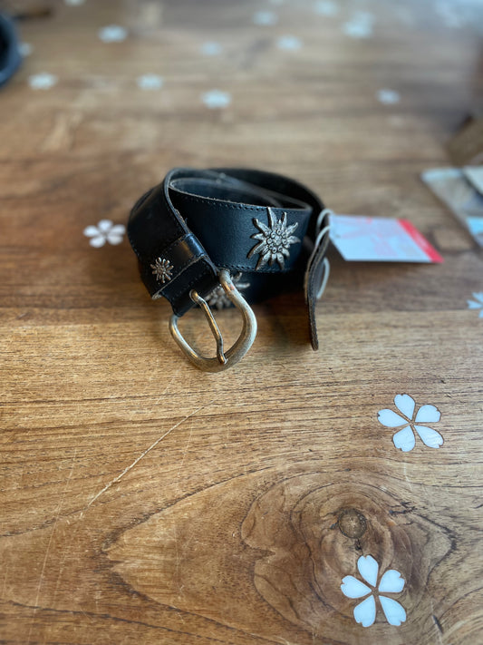 vintage 90's metal sunflower metal belt