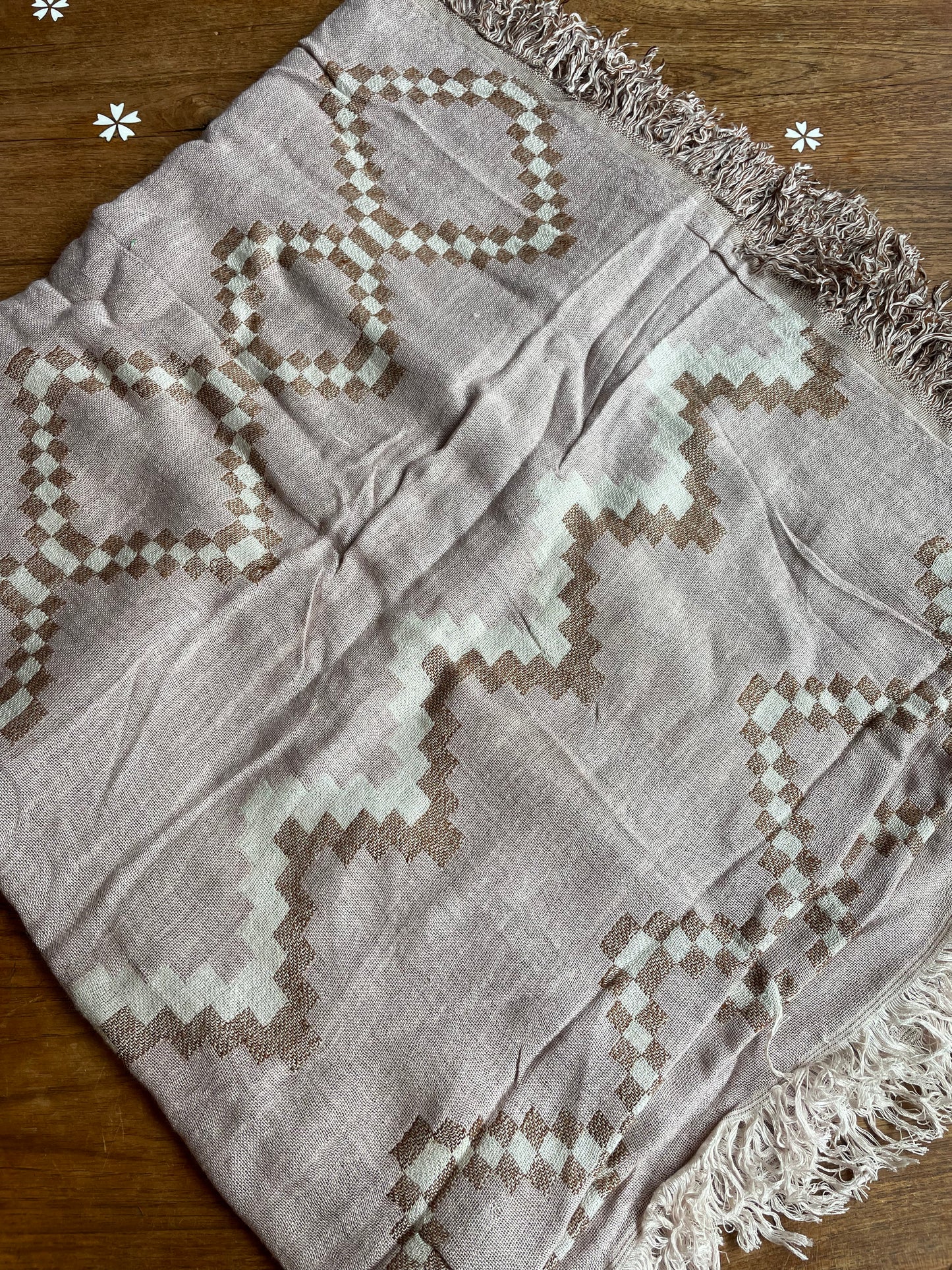 pink diamond ranch summer scarf