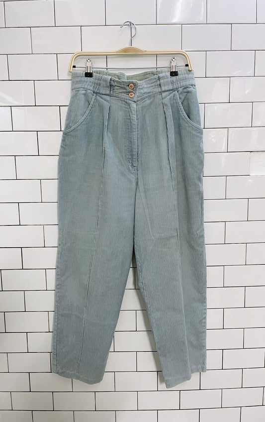 vintage lady footlocker chunky cord pant