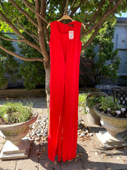 norm style by italy vest front jumpsuit