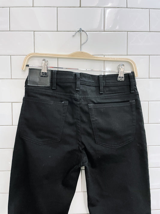 acne bla konst south stay raw hem straight