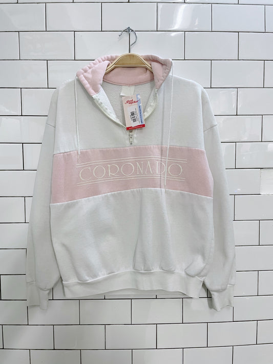 vintage coronado cali 1/2 zip sweatshirt