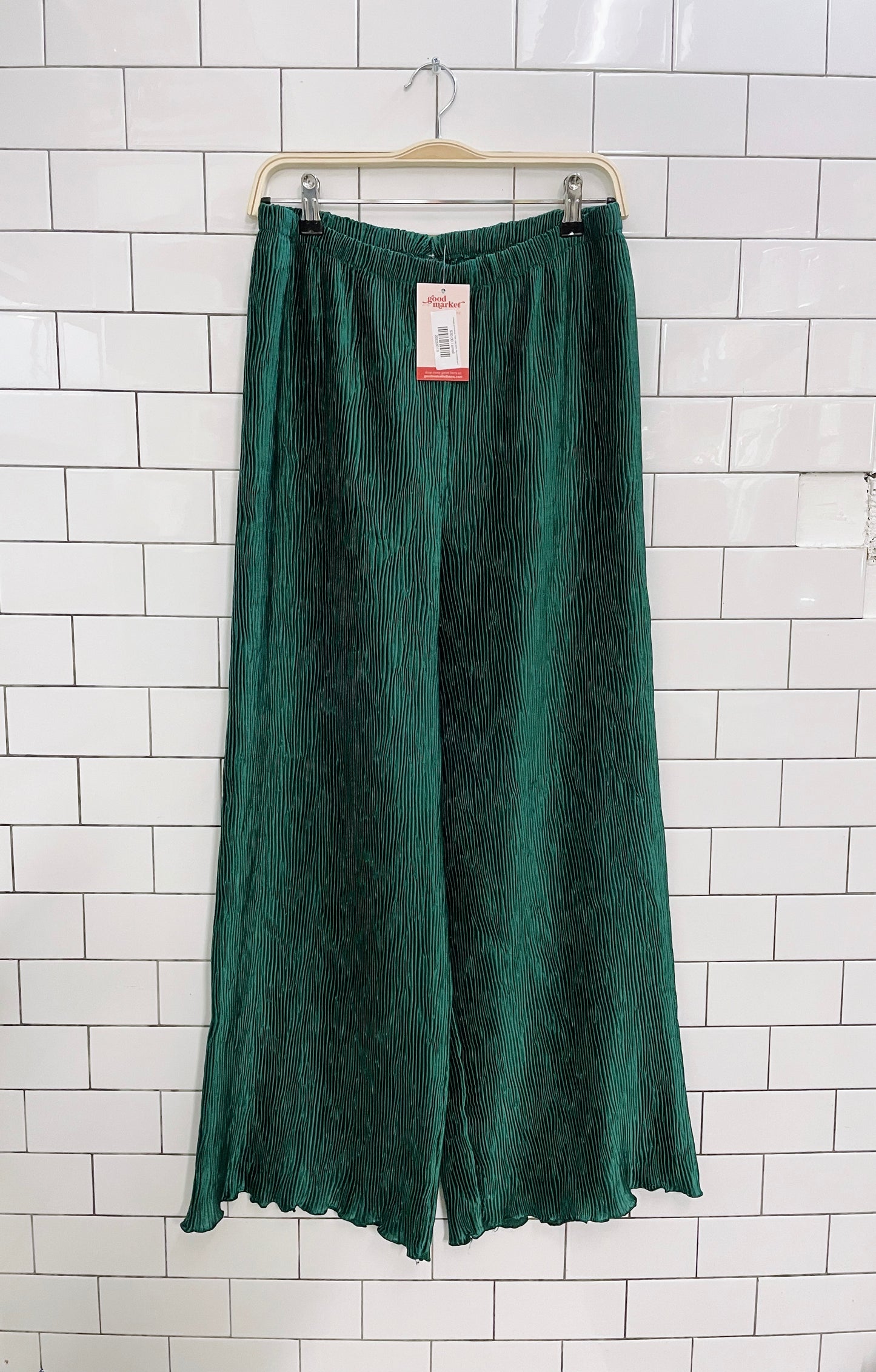 vintage principles high rise wide leg crinkle pants