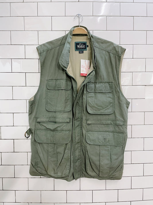 vintage woolrich utility vest