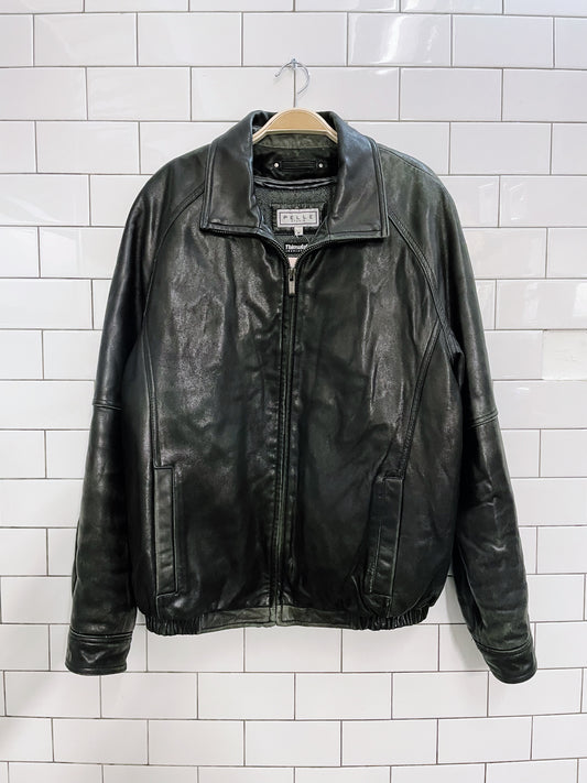 vintage pelle studio butter leather bomber jacket