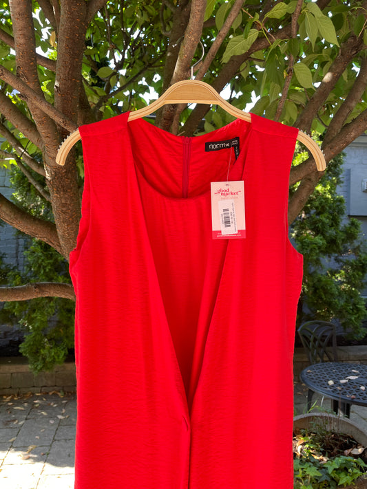 norm style by italy vest front jumpsuit