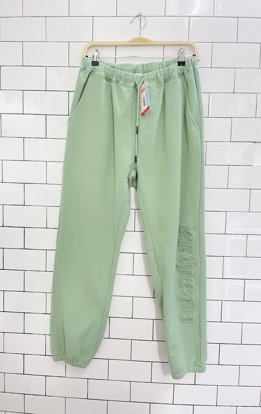 437 embroidered cloud soft joggers