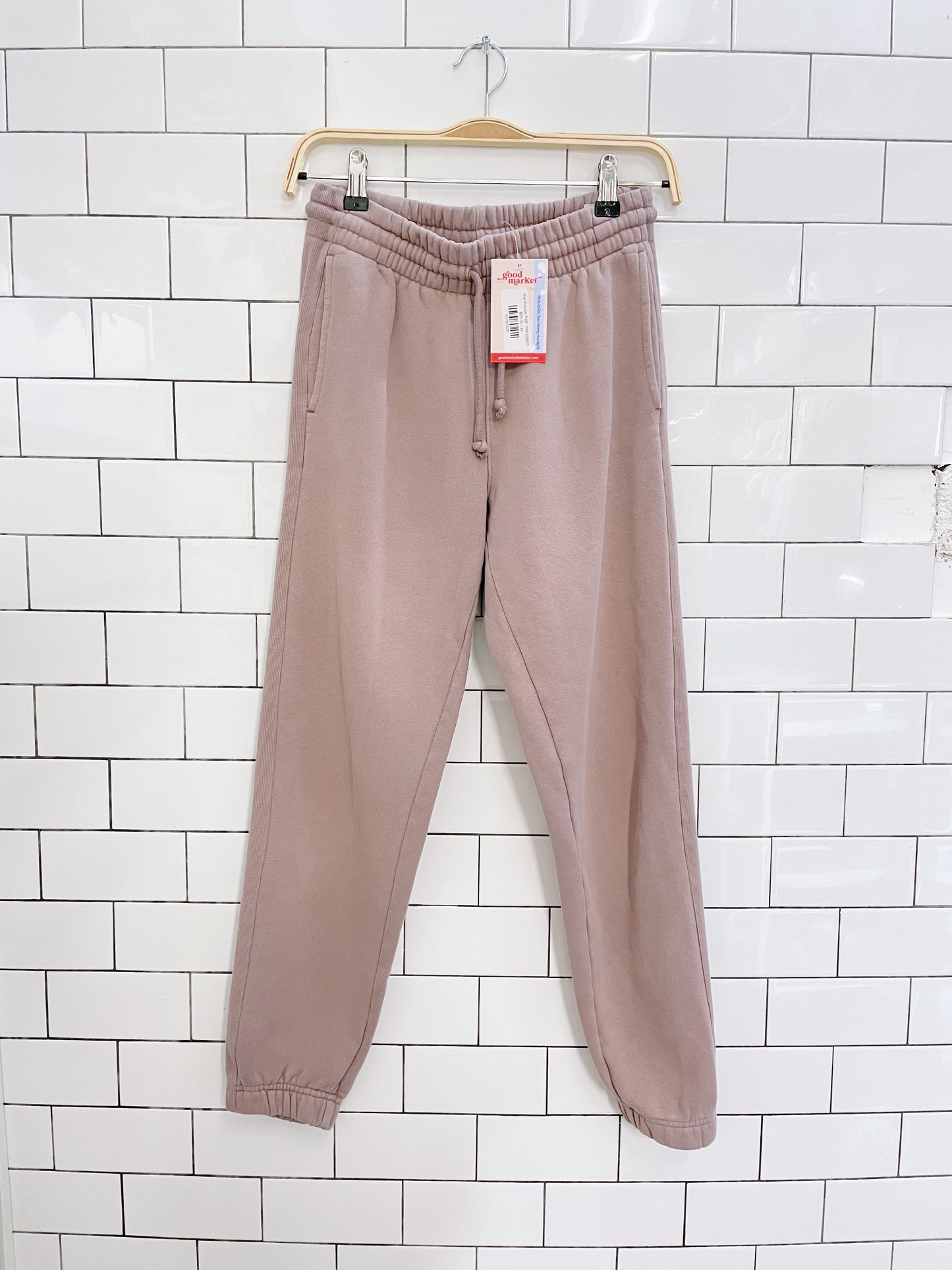 tna mauve high rise joggers